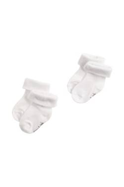 Noppies Unisex Baby U 2pck Beef Socken, White, 3-6 Monate EU von Noppies