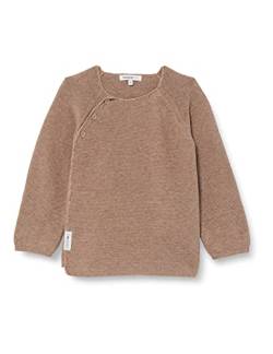 Noppies Unisex Baby U Cardigan Knit ls Pino Strickjacke, Taupe Melange-P757, 44 von Noppies