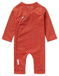 Noppies Unisex Baby U Playsuit Jrsy LS Noorvik Kleinkind-Strampelanzug, Spicy Ginger-P557, 44 von Noppies