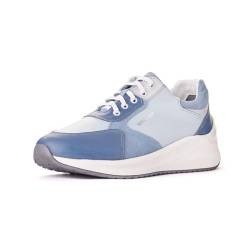 Nordan Modische Sneaker Damen. Sportschuhe Damen aus Leder. Art. 000139 (blau 0699, 39) von Nordan