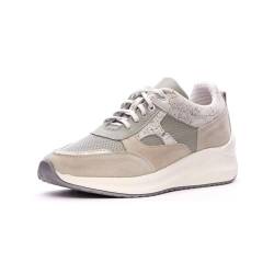 Nordan Modische Sneaker Damen. Sportschuhe Damen aus Leder. Art. 000239 (Oliv 0499, 39) von Nordan