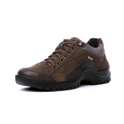 Nordan Original Sneaker Herren. Bequeme warm gefütterte Trainers mit Membran. Herren Schuhe aus Leder. Art. 27680 (braun 301, 44) von Nordan