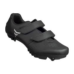 Nordcore Fahrradschuhe - wasserdichte Mountainbike Schuhe kompatibel mit Look Delta & SPD Cleats - Outdoor Fahrradschuhe für Herren und Damen, Schwarz 41 von Nordcore