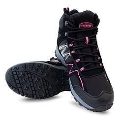 Nordic ProStore Winterstiefel mit Eisspikes, Rutschfeste Schuhe für Damen und Herren, Unisex, Pink (numeric_39) von Nordic ProStore