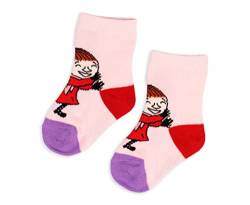 Little My Happiness Moomin Socks, Pink/Lilac, EU25-27 von Nordicbuddies