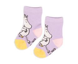 Love Baby Moomin Socks, Lilac/Pink, EU25-27 von Nordicbuddies