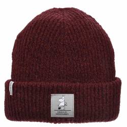 Nordicbuddies Moominmamma Moomin Winter Hat Adult Beanie, Burgundi, One Size von Nordicbuddies