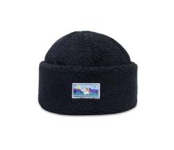 Nordicbuddies Moomintroll Moomin Fleece Fargo Adult Beanie, Black, One Size von Nordicbuddies