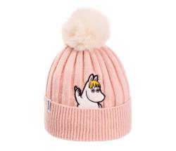 Nordicbuddies Snorkmaiden Kids Moomin Winter Beanie, Light Pink, Kids Size: 1,5-8 Years von Nordicbuddies