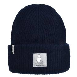 Nordicbuddies Unisex Moomintroll Moomin Adult Winter Beanie Hat, blau, One Size von Nordicbuddies