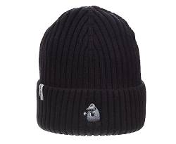 Nordicbuddies Unisex The Groke's Evening Walk Adult Moomin Beanie Hat Hat, Black, One Size von Nordicbuddies