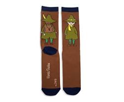 Snufkin Travelling Men's Moomin Socks, Brown herrensocken, von Nordicbuddies