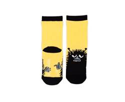 Stinky pranking Kids Moomin Socks, Yellow/Black, EU28-31 von Nordicbuddies