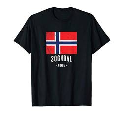 Stadt von Sogndal - Norwegen | Norway - Norwegische Flagge - T-Shirt von Norge - Geschenke und Souvenirs