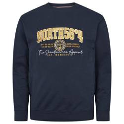 North 56°4 - Sweatshirt - 100% Cotton - 0580 Navy Blue von North 56-4/North 56Denim