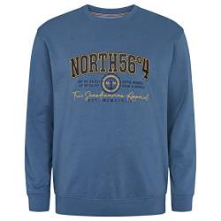 North 56°4 - Sweatshirt - 100% Cotton - 0583 Manaco Blue von North 56-4/North 56Denim