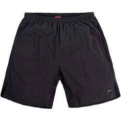 Leichte Basic Sport Shorts von North 56°4 in großen Größen, schwarz, Größe:7XL von North 56-4