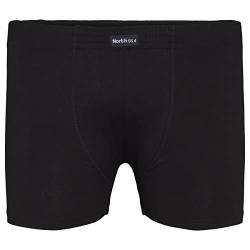 North 56-4 Herren 99793 Boxershorts, Schwarz (Black 0099), X-Large (Herstellergröße: US-L) von North 56*4