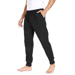 North Bund Herren Hose Freizeithose Jogginghose Baumwolle Männer Sporthose Chino Hosen Stretch Elastische Taille Sweatpants Loose Fit Sommerhose Leicht Trainingshose Strandhose Urlaub Jogger von North Bund