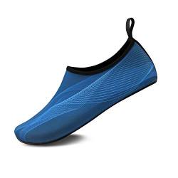 North Bund Herren Wasserschuhe Damen Badeschuhe Aquaschuhe Schwimmschuhe Strandschuhe Barfußschuhe Surfschuhe Blau 40/41 von North Bund