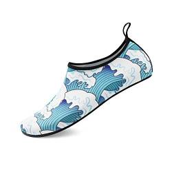 North Bund Herren Wasserschuhe Damen Badeschuhe Aquaschuhe Schwimmschuhe Strandschuhe Barfußschuhe Surfschuhe sprühen 40/41 von North Bund