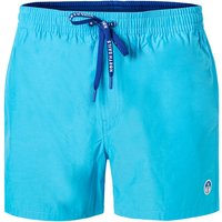 NORTH SAILS Herren Badeshorts blau Baumwoll-Mix unifarben von North Sails