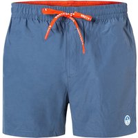 NORTH SAILS Herren Badeshorts blau Baumwoll-Mix unifarben von North Sails