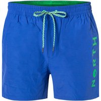 NORTH SAILS Herren Badeshorts blau Baumwoll-Mix unifarben von North Sails