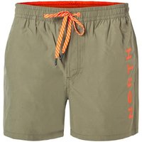 NORTH SAILS Herren Badeshorts grün Baumwoll-Mix unifarben von North Sails