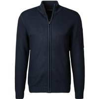 NORTH SAILS Herren Strickjacke blau Baumwolle unifarben von North Sails