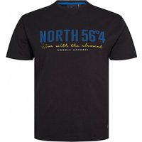 North T-Shirt mit Frontprint "North 56" von North