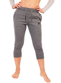 Northster Damen Capri 3/4 Sporthose, dunkelgrau, L von Northster