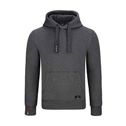 Northster Herren Kapuzenpullover Hoodie Sweatshirt mit Kapuze, dunkelgrau, 3XL von Northster