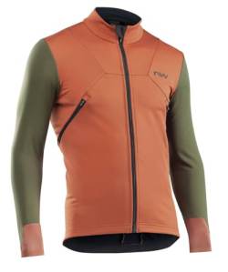 Northwave Extreme 2 Fahrrad Winterjacke orange/grün 2024: Größe: M (48) von Northwave