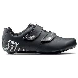 Northwave Jet 3 Rennradschuhe, Fahrradschuhe, Radschuhe, Schwarz 41 von Northwave