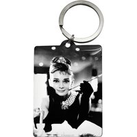 Nostalgic-Art Schlüsselanhänger mit Gravur Edelstahl Schlüsselanhänger Eckig - Audrey Hepburn von Nostalgic-Art
