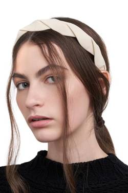 Haarreif Haarband Stirnband Kopfband Vintage Retro Style Textil Damen Haarschmuck (weiß) von Nothing but Love