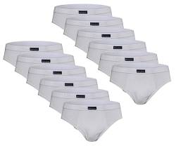 Nottingham Herren Slips Mercerisierte Baumwolle, Art. 8000 Weiß 12er Pack 5XL von Nottingham