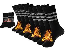 NovForth 2/4 Paar dicke Thermosocken isolierte beheizte schwere warme Socken für den Winter kaltes Wetter von NovForth