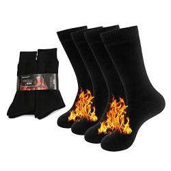 NovForth 2/4 Paar dicke Thermosocken isolierte beheizte schwere warme Socken für den Winter kaltes Wetter von NovForth