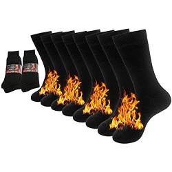 NovForth 2/4 Paar dicke Thermosocken isolierte beheizte schwere warme Socken für den Winter kaltes Wetter von NovForth