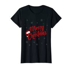 Damen Merry Christmas Weihnachten & Silvester Damen T-Shirt von Novanio