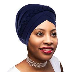 Novarena Afrikanischer Turban für Frauen Knoten vorgebundene Motorhaube Beanie Cap Headwrap von Novarena