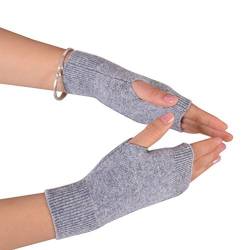 Novawo Wolle Mischung Fingerlose Handschuhe Frauen Armstulpen Handgelenkwärmer Schreib Handschuhe von Novawo