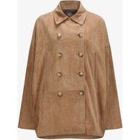 Mary Caban Wax Leder-Jacke Nove von Nove