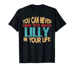 Funny Lilly Personalized Tshirt First Name Joke Item T-Shirt von Novelty Given First Name Tee Named Custom Merch