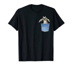 Lustige Grafiktasche Baby Ziegen Tier Männer Frauen Ziegen T-Shirt von Novelty Goats School Pocket Bab Husband Wife Mom