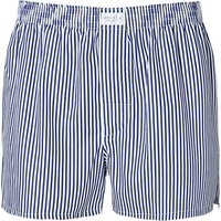 Novila Herren Boxershorts blau Baumwolle Gestreift von Novila