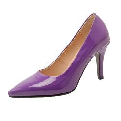 Nqpnrl Damen Spitzpumps Mittelabsatz, Übergröße, Schieben, Hochzeitskleid, Pumps, mauvedives, 44 EU von Nqpnrl