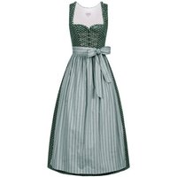 Nübler Dirndl Damen Dirndl lang im Landhausstil, Rocklänge 90cm (Dirndl Set lang THEA, 2-tlg., Dirndl Kleid mit Schürze) Moderne Tracht im bayerischen Stil - Trachtenmode Damen von Nübler